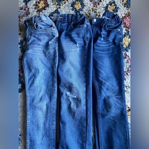 Boy 10 skinny Jeans lot